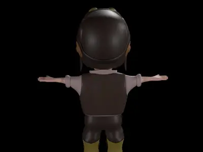 Engineer Boy Rig 3D model