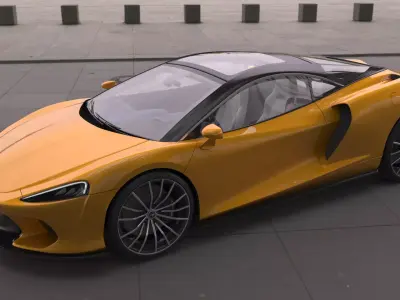 McLaren GT 2020 3D model