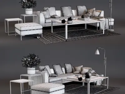 Flexteam Planet Sofa  3D model