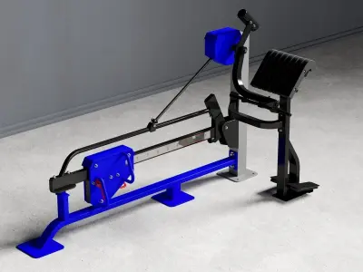 Outdoor exercise equipment 03 3D model