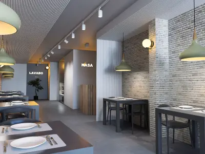 restaurant projec 3D model