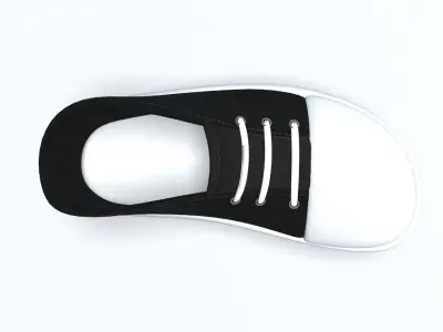 cartoon sport shoes Low-poly 3D model purchase