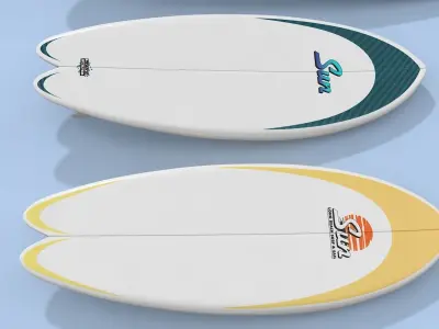 Surfboards Design  3D model