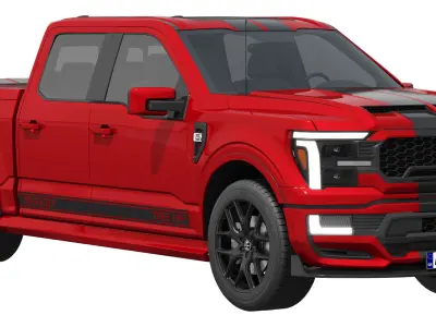Shelby F-150 Super Snake 2024 3D model