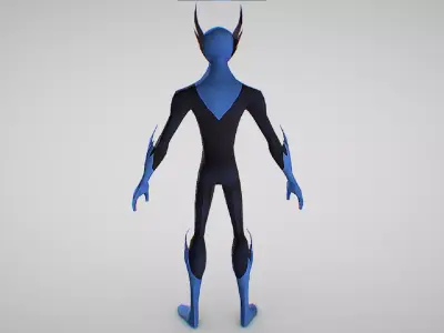 Fasttrack - Ben 10 Ultimate Alien - Galactic Racing Low-poly 3D model