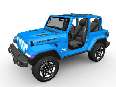 Jeep Wrangler Rubicon  3D model