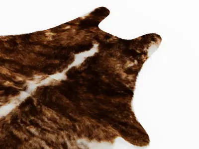 Four rugs from animal skins 05 3D model
