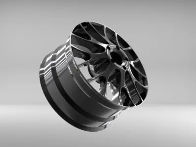 TUNING CAR RIMS 3D model