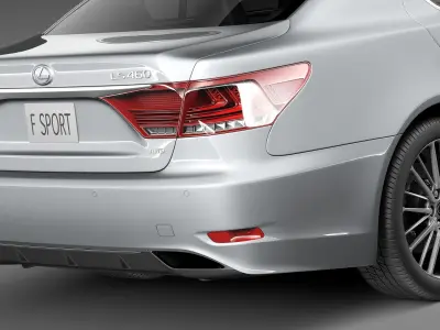 Lexus LS 460 F Sport 2013 3D model