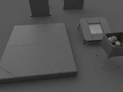 Acrobatic Basketball Props Low-poly 3D model