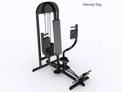 Pec Dec Fly Machine - Gym Equipment 3D model