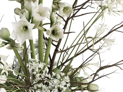 Flower In Vase 87 3D model