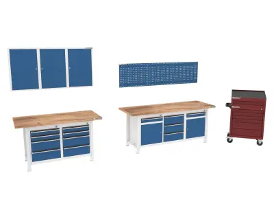 Car Workshop 2 - Jordan 3D model