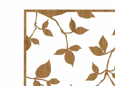 Decorative panel STL 3D model 19