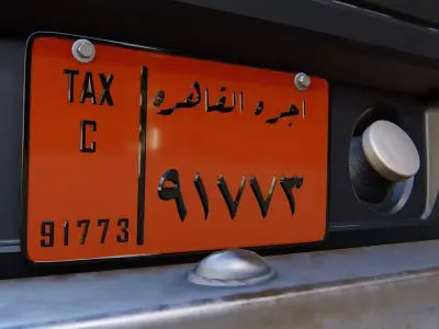 renault 12 Taxi cairo lumion 8 3D model