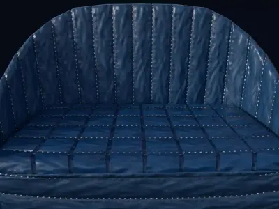 Car Seat Free low-poly 3D model