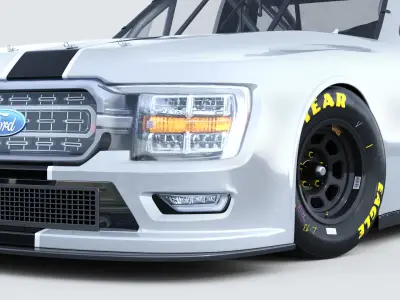 Nascar F-150 Trucks 2022  template 3D model