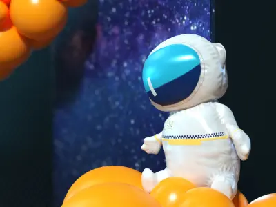 Birthday Decoration Set No-001 3D model