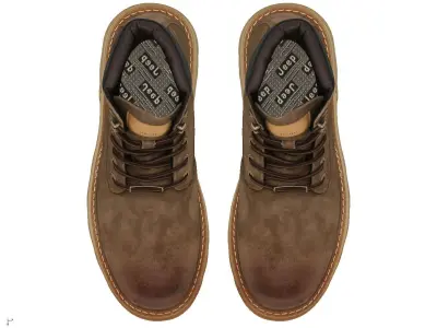 realistics mountain Hiking Boots 3D model Low-poly 3D model