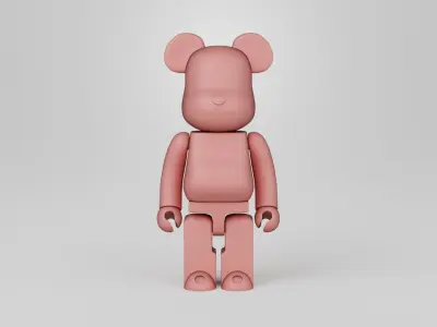 Bearbrick 280mm Move 3D print model