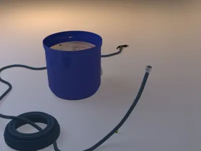 Car Wash Set 1 3D model