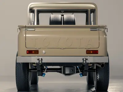 Toyota FJ45 Restomod Vintage Style 3D model