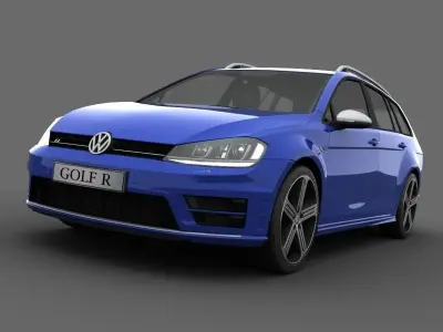 Volkswagen Golf R Variant 2015 3D model