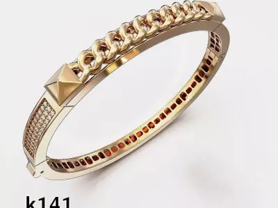 Luxury Chain Bracelet  3D print model