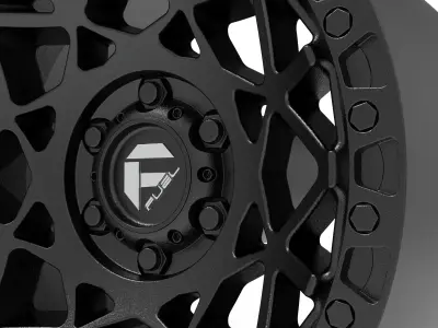 fuel off road UNIT wheel 3d print model 3D print model