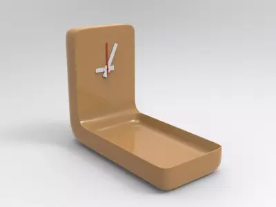Uko Clock Low-poly 3D model