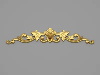 Classic Carved 002 3D model
