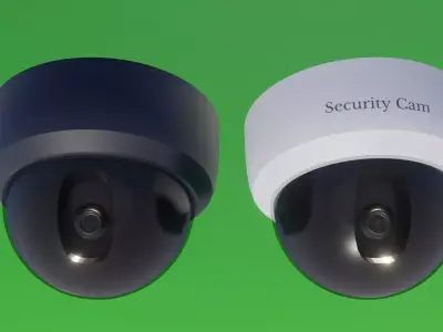 Security Camera 3D models Low-poly 3D model