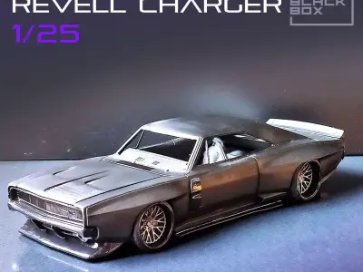 Bodykit FOR CHARGER 68 Revell 1-25th Modelkit 3D print model