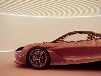  showroom modern - redroom - corona 2019 3D model