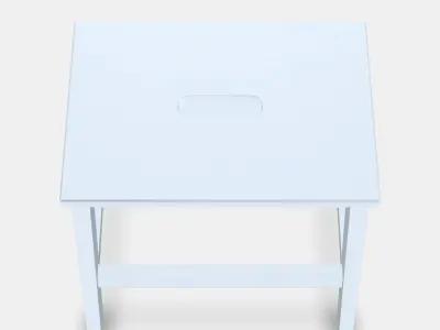 BEKVAM step stool Low-poly 3D model