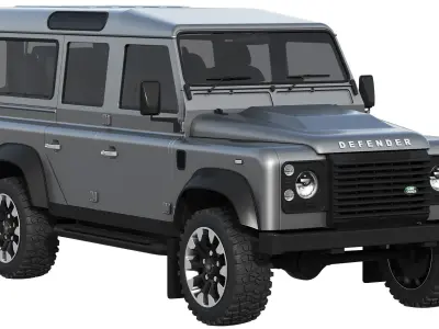 Land Rover Defender Works V8 4-door 2018 3D model