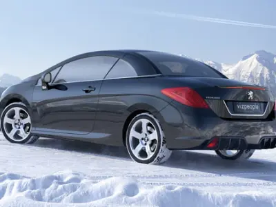 Peugeot 308 cc 3D model