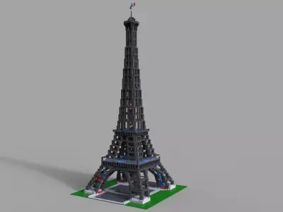 Lego Tower Eifel  3D model