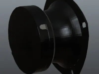 Massive T40 Series Bullet Titanium Tweeter Free low-poly 3D model