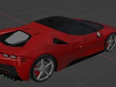 SF90 Stradale 3D model