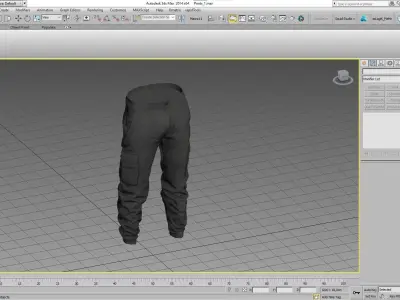 Pants Low-poly 3D model