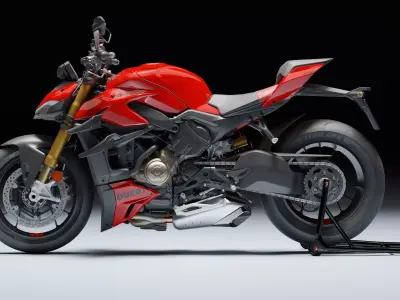 Ducati Streetfighter V4 S 2024 Low-poly 3D model