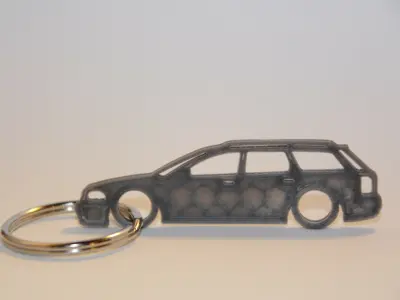 Audi A4 B5 Keychain Keyring 3D print model