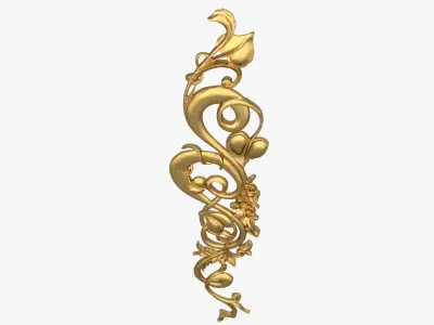 Classic decor ornament 201 3D model