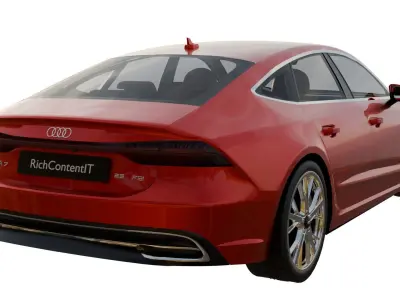 Audi A7 Sportback 2017-2024 3D model