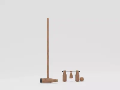 Woodball 3d Model 3D model