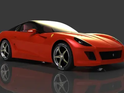 Ferrari f599 GTO 3D model