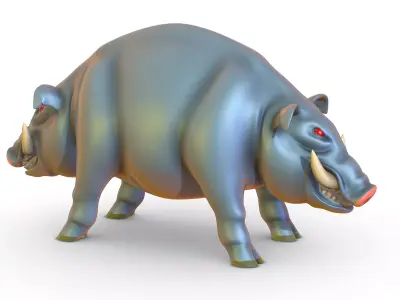 High-Poly the Mythical Binfen 3D model