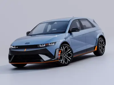 2025 Hyundai IONIQ 5N 3D Model 3D model