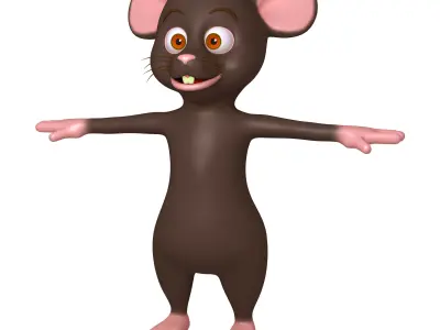 Mouse Cartoon 3D model